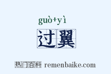 过翼是什么意思的图片
